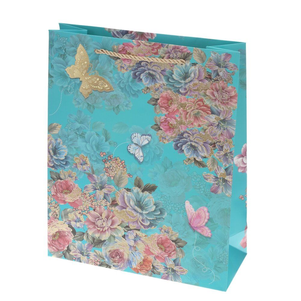 GAEM Пакет подарочный (бумага 210г/м2, блок микс 12шт), L26 W10 H32 см, 4в.