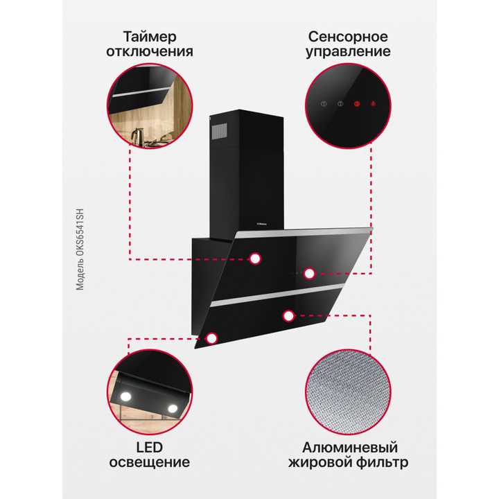 Наклонная вытяжка Hansa OKS6541SH