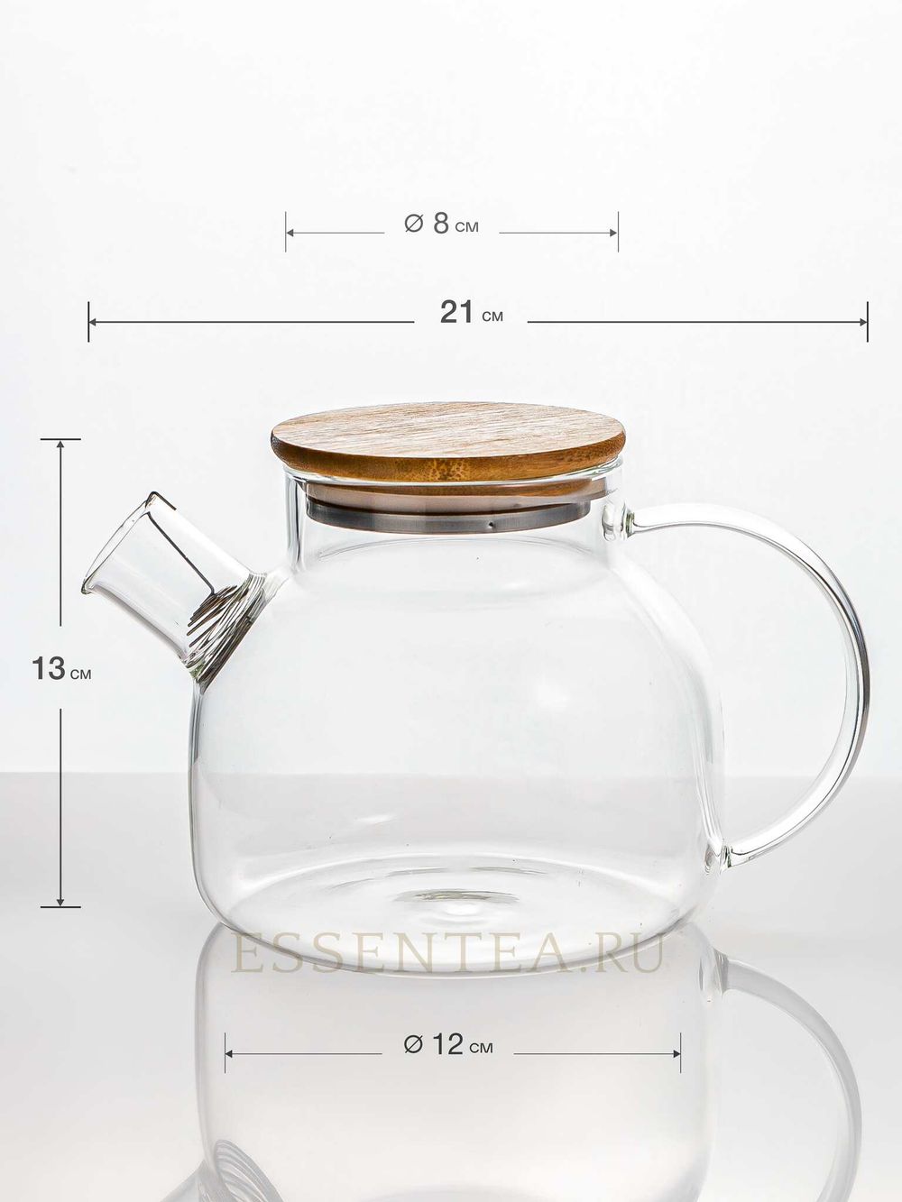 стеклянный чайник для чая