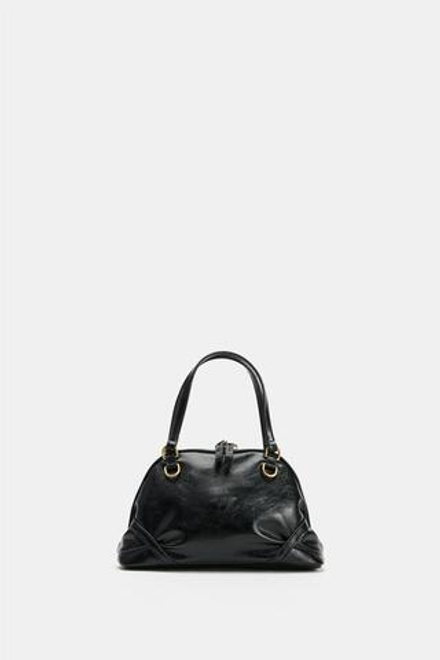 ZARA МИНИ-СУМКА ЧЕРЕЗ ПЛЕЧО, ЧЕРНЫЙ