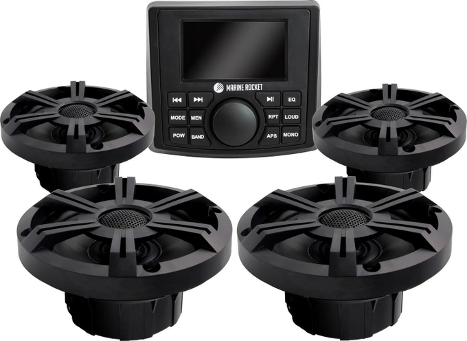 Морская аудиосистема Marine Rocket MRH-335 (комплект 4B)