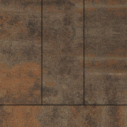 Тротуарная плитка ПРЯМОУГОЛЬНИК 900х300 мм - Листопад гранит Клен