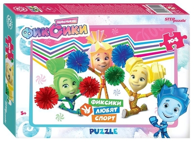 Пазл 104эл. "Фиксики" (Аэроплан) (Степ пазл)