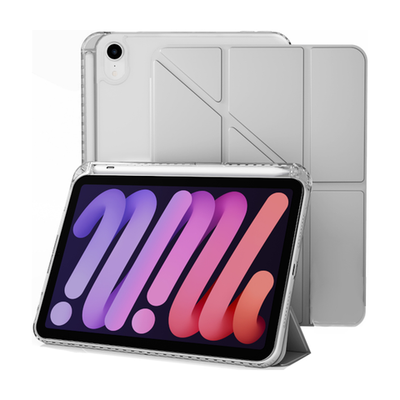 Чехол книжка Gurdini Origami для iPad mini (2021/2024) (Серый)