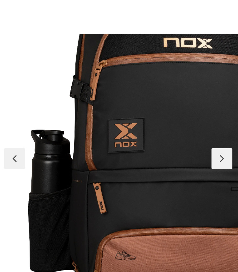 NOX MOCHILA OPEN SERIES BLACK/BROWN