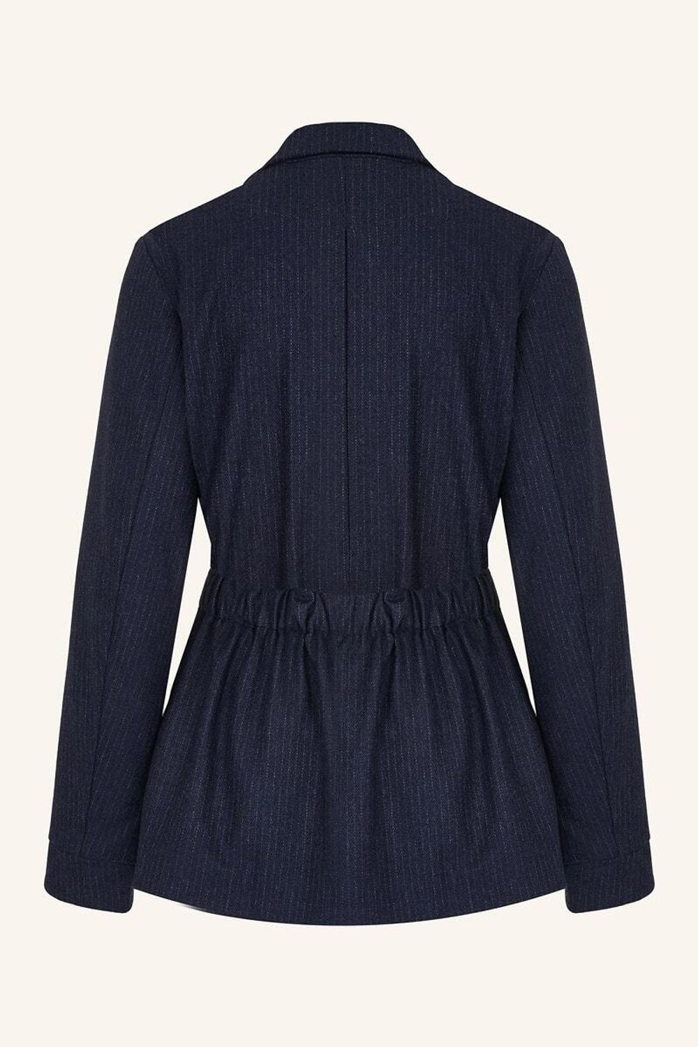 Жакет елочка синий