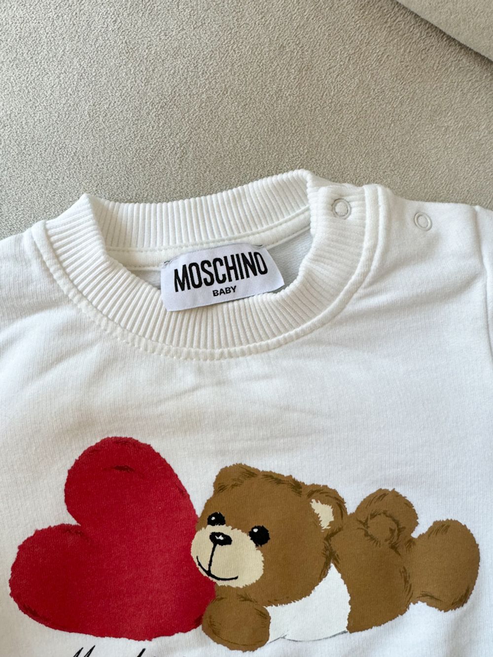 Хлопковый свитшот Moschino,80