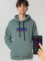 Худи с LED экраном Cyber hoodie