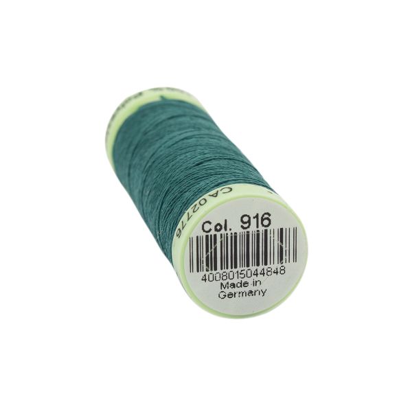 Нитки отделочные Gutermann Top Stitch 30 (30 метров), 5 кат. | 916 галапагосский зеленый