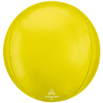 Шар фольгированный Сфера 3D 40 см (Желтый)
