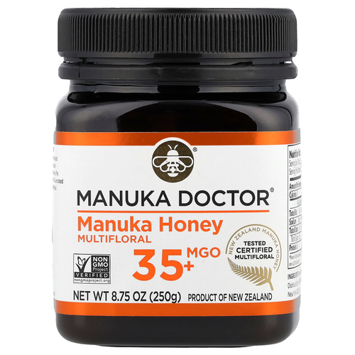 Manuka Doctor, мед манука из разнотравья, MGO 35+, 250 г (8,75 унции)