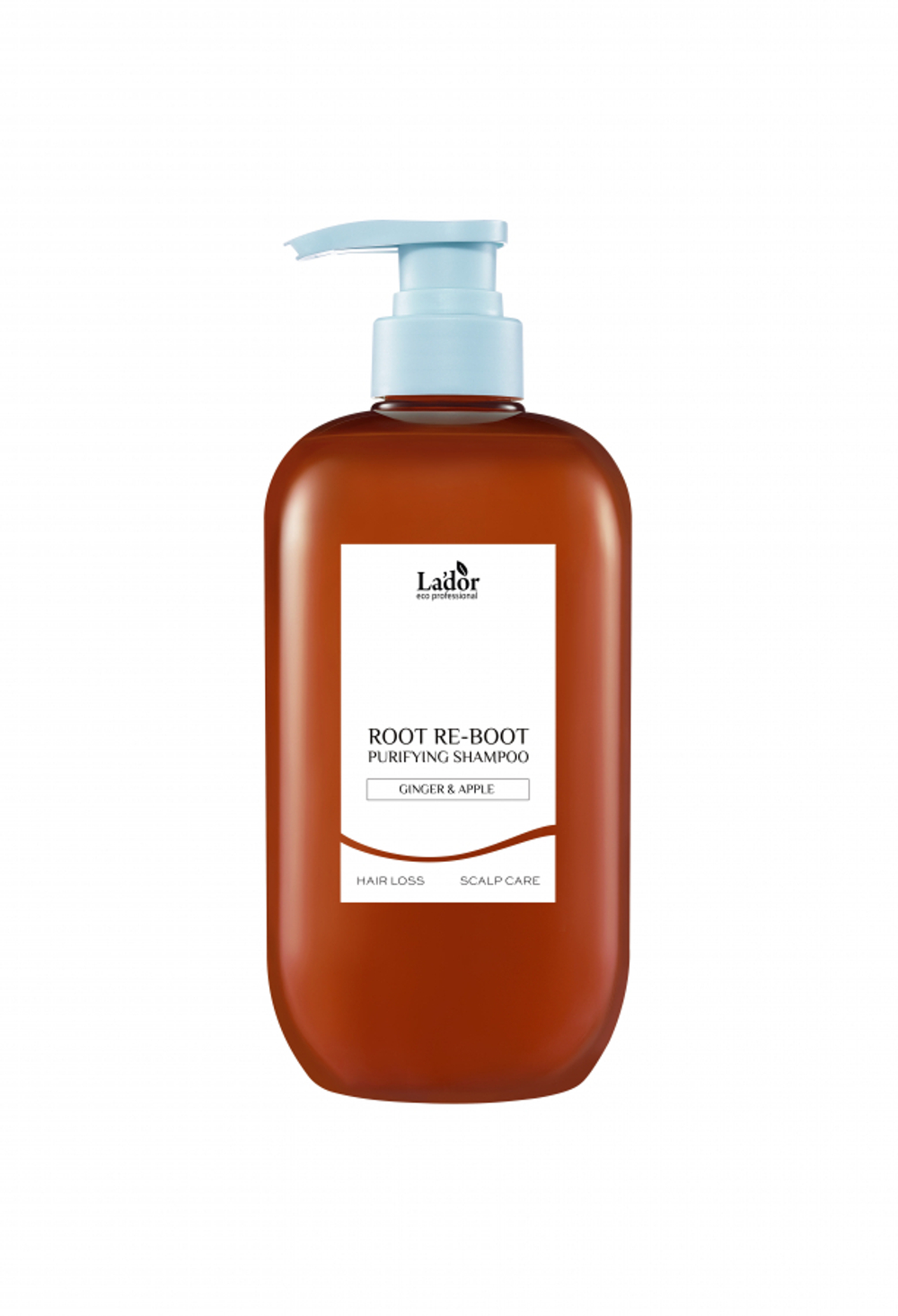 La'dor ROOT RE-BOOT PURIFYING SHAMPOO (GINGER & APPLE) Шампунь для восстановления корней волос с экстрактами имбиря и яблока 800мл