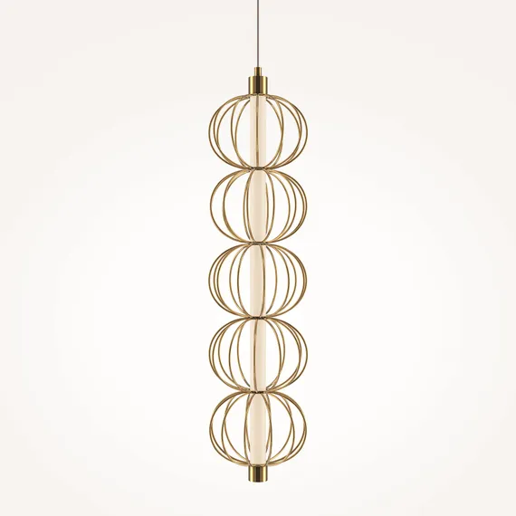 Подвесной светильник Золотая клетка / Golden Cage 3000К 17Вт Maytoni mod216pl-l10g3k