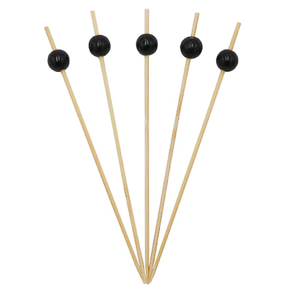 Пика дер."Жемчуг ЧЕРНЫЙ" 90мм,120мм /100 шт