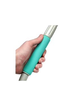 Щетка для снега FEHU FSB03, с мягкой накладкой, со скребком, 48 см, бирюзовая, серая