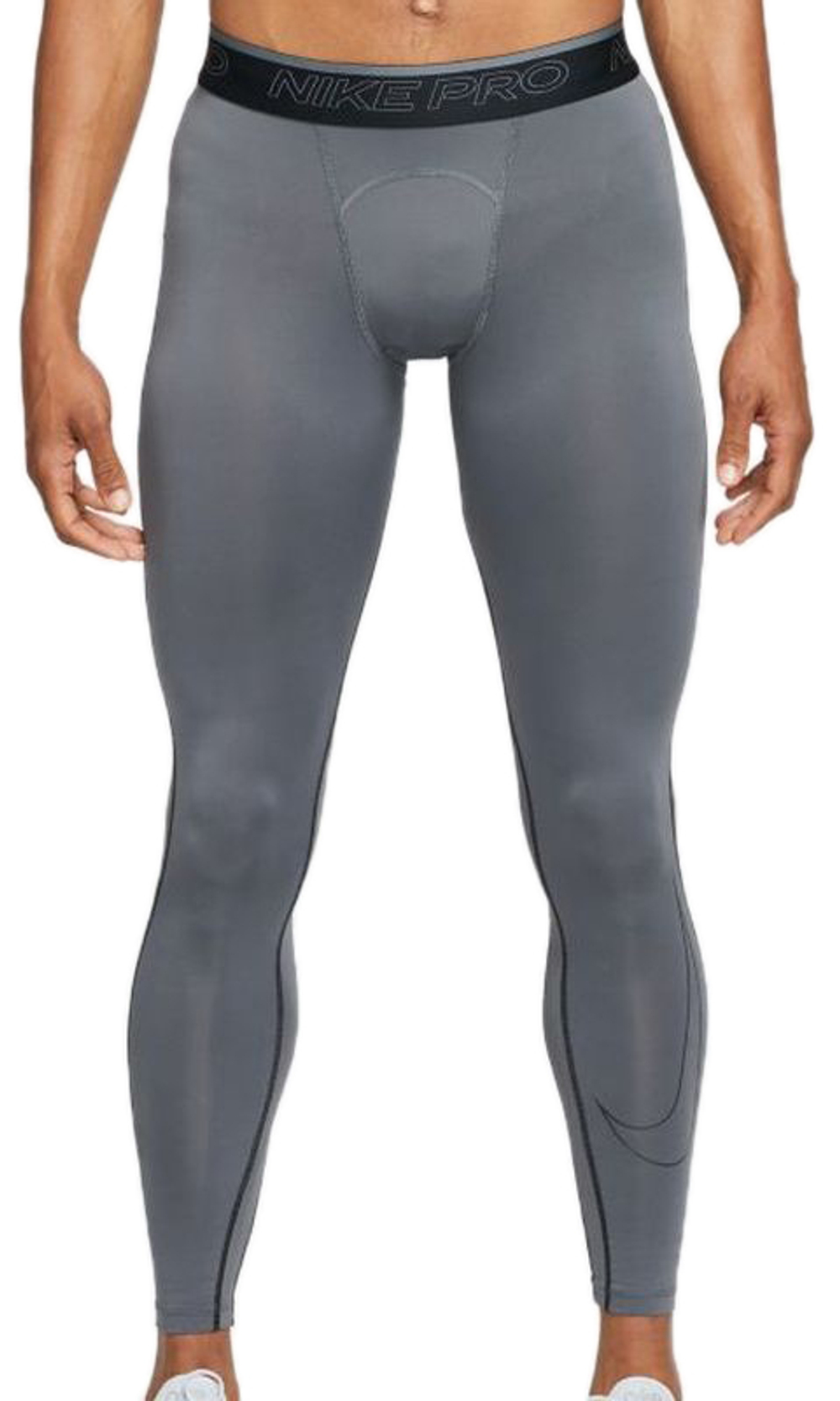 Мужские теннисные штаны Nike Pro Dri-Fit Tights - серый