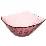 Салатник стеклянный «ICE CRYSTAL» 14*6,5см сиреневый