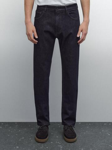 Massimo Dutti Джинсы Slim Fit, темно-синий