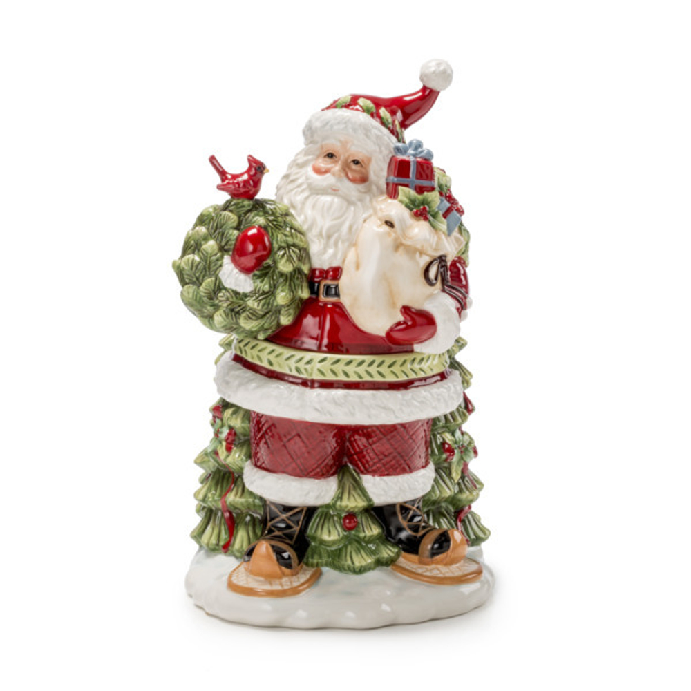Шкатулка 30см Дед Мороз с подарками Lamart