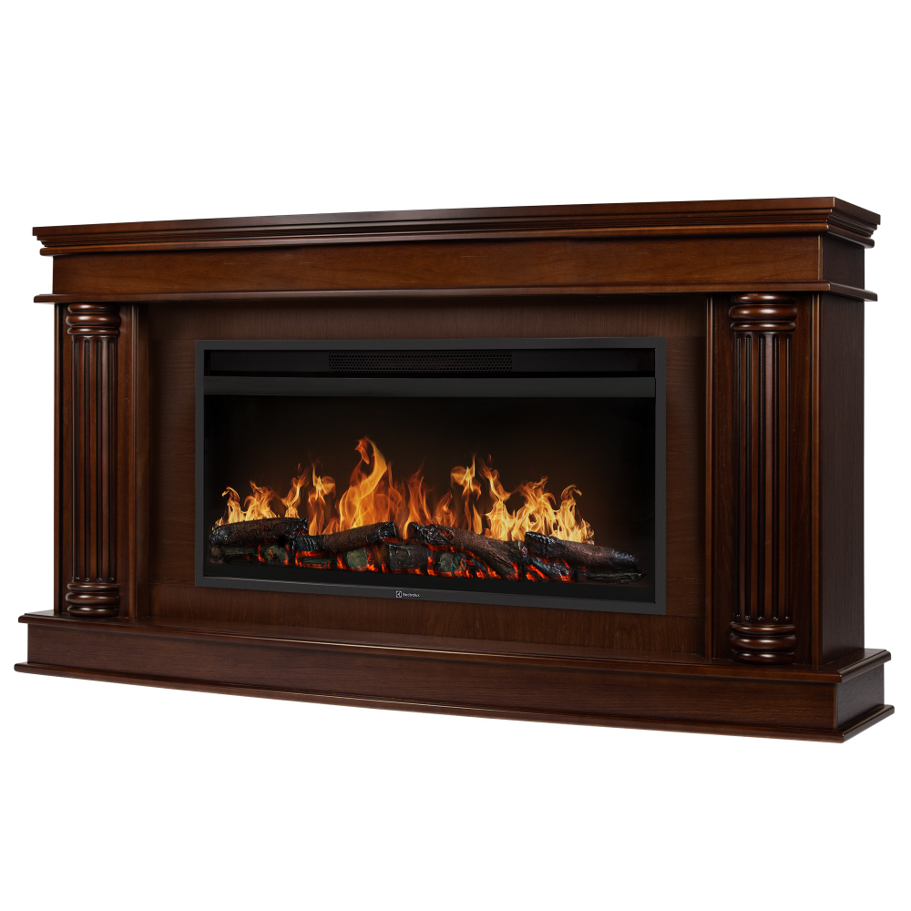 Каминокомплект: Очаг Electrolux EFP/P-3620LS, портал Olympia 42/40/36, канадский дуб