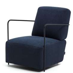 Gamer Кресло синего цвета и металла с черной отделкой