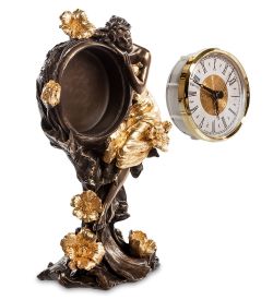 Veronese WS-688/ 2 Часы «Девушка и розы»