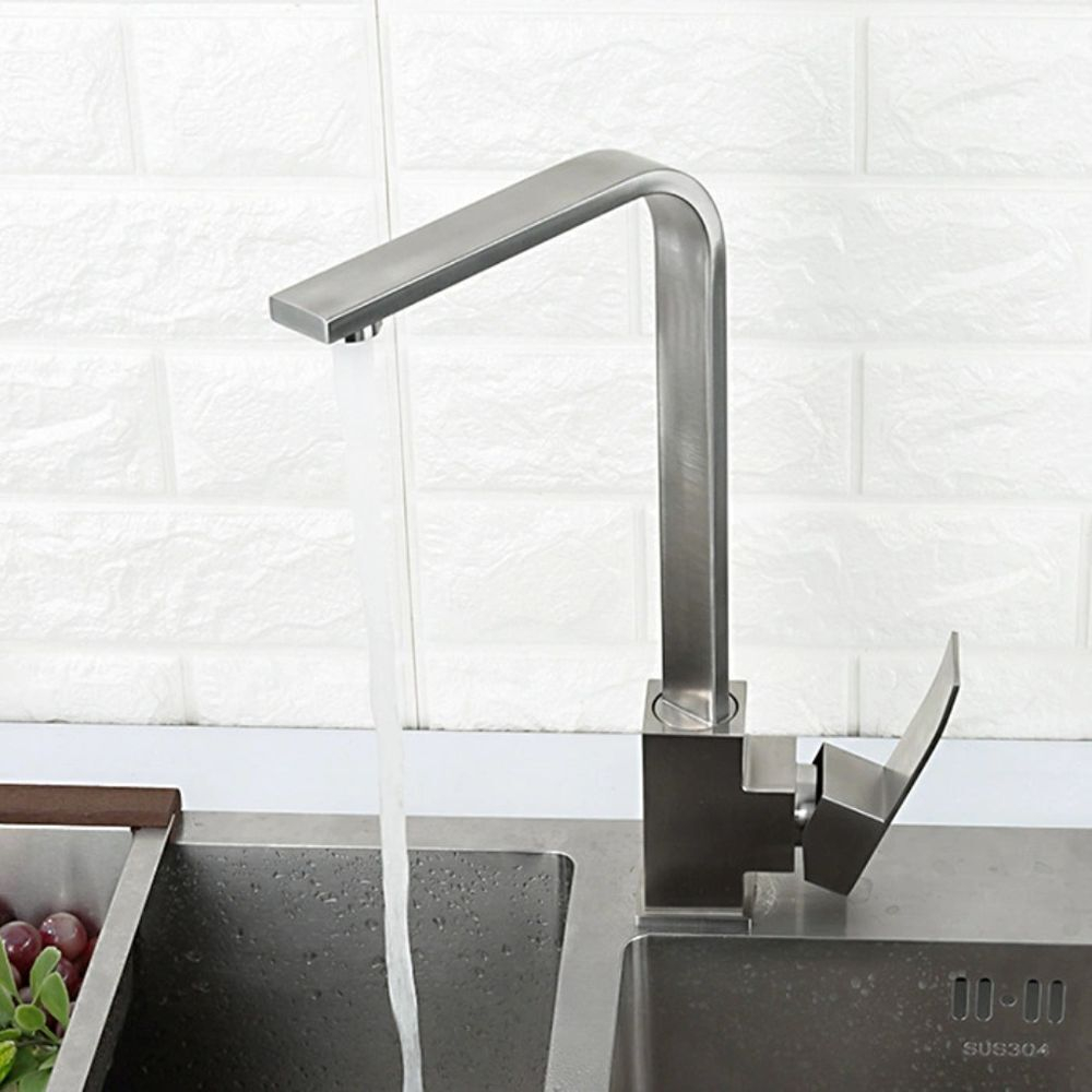 Смеситель для кухни, Frap, с картриджем, нерж, F40803