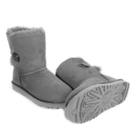 Угги Bailey Button Short II Metallic Grey