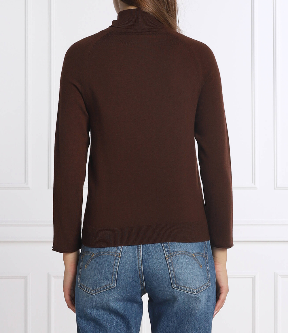 Хлопковый гольф rosatea Marella SPORT - коричневый(33661129)