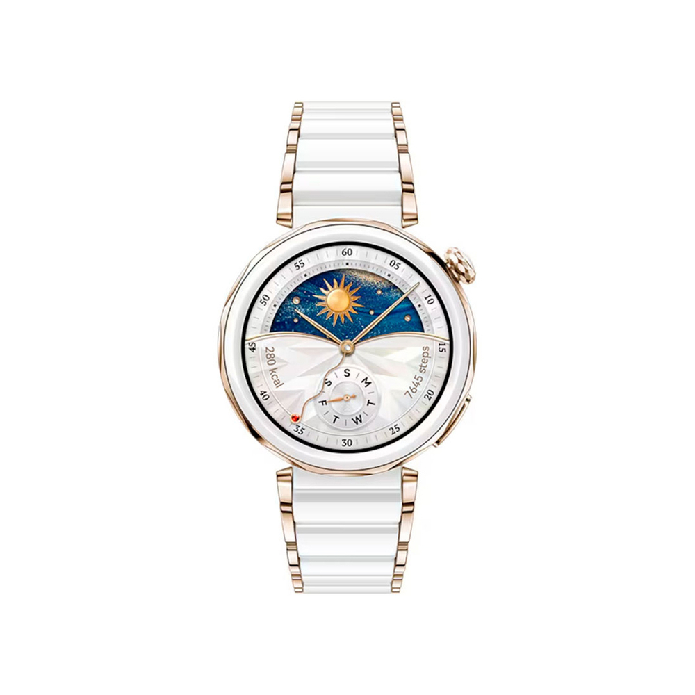 Смарт часы Huawei Watch GT 5 Pro JNA-B29 42mm White Ceramic Strap