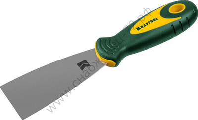 KRAFTOOL 50 мм х-образное профилированное полотно двухкомпонентная ручка, нержавеющий, Шпатель (10035-050)