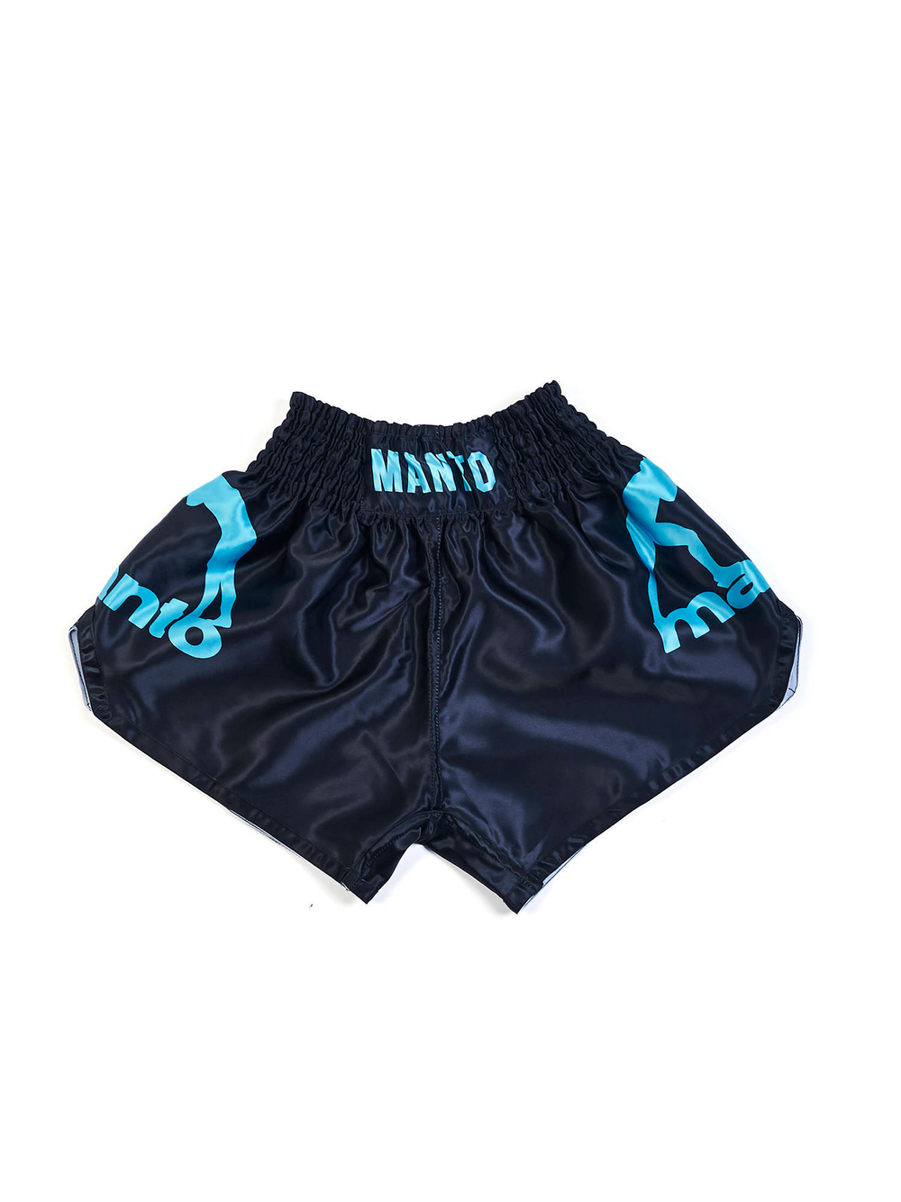 Шорты MANTO MUAY THAI DUAL чёрно-голубые