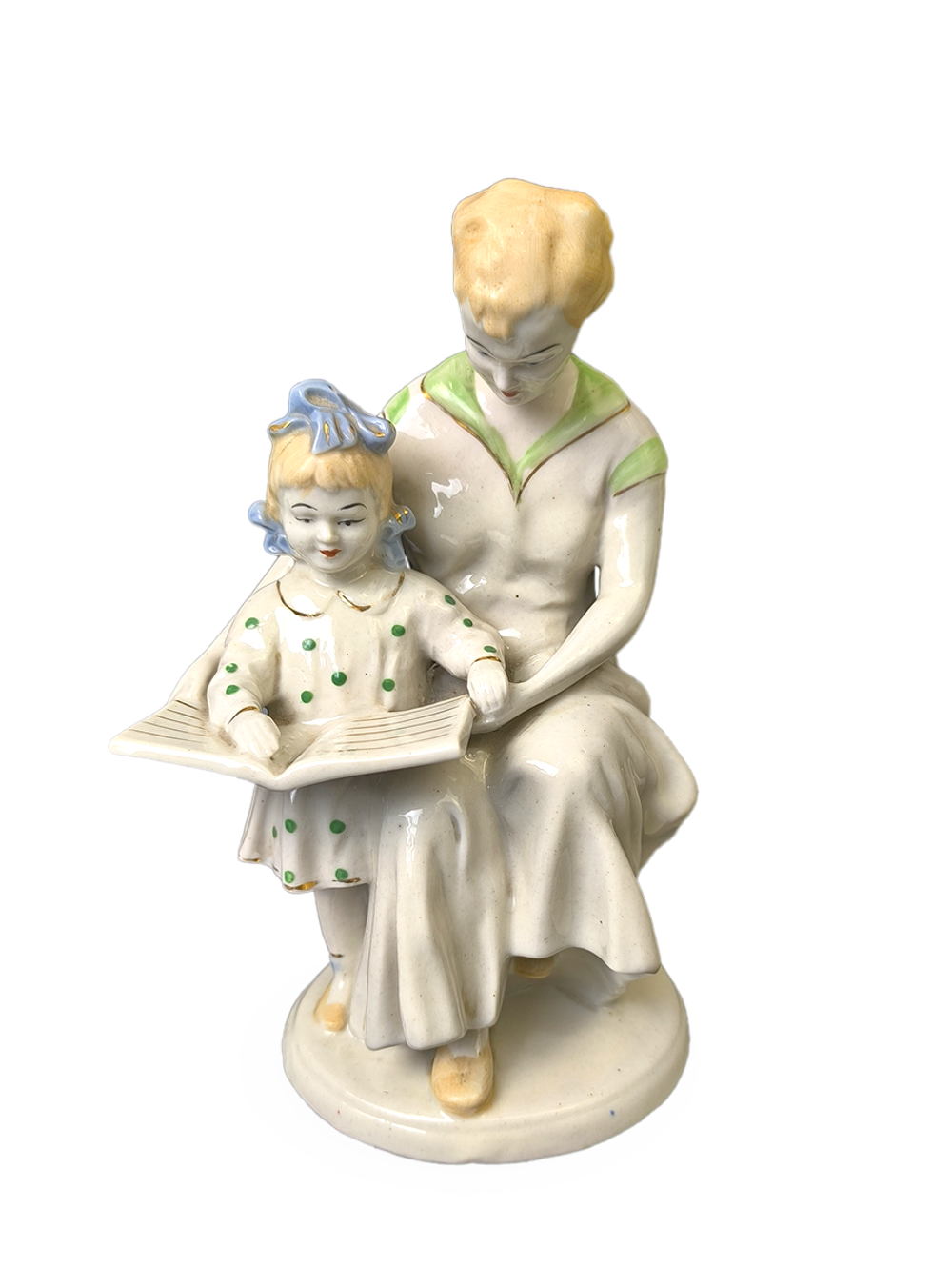 Фарфоровая статуэтка "Первая буква"