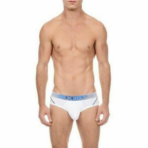 Мужские трусы Брифы белые 2xist oblique stripes Brief White