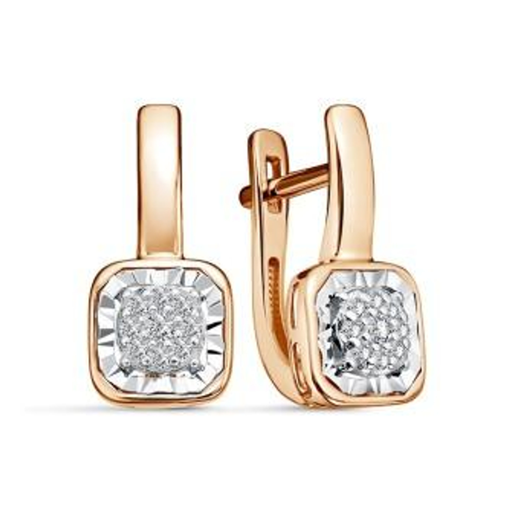 Серьги из золота с бриллиантами