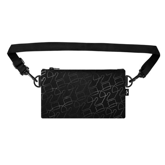 Сумка ТАЙНА пенал Черный/вопросы чер.