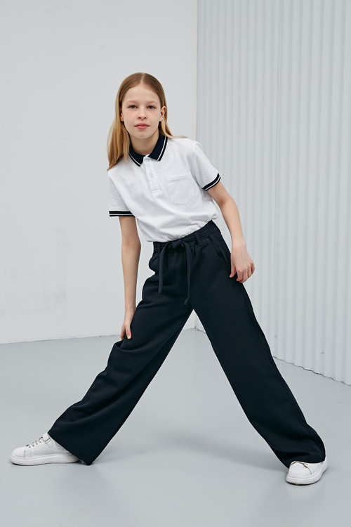 Брюки-палаццо для девочки FORMASCHOOL 504