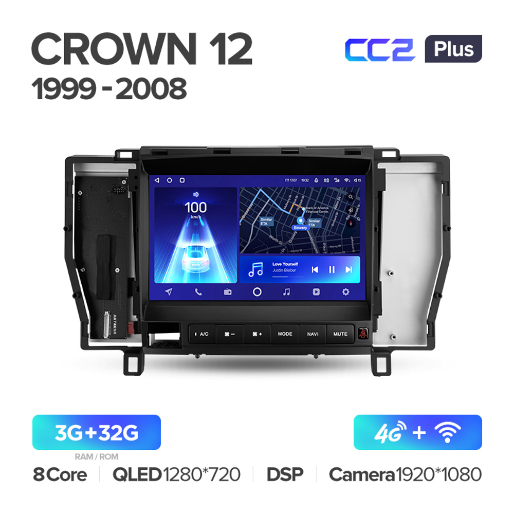 Teyes CC2 Plus 9" для Toyota Crown 1999-2008