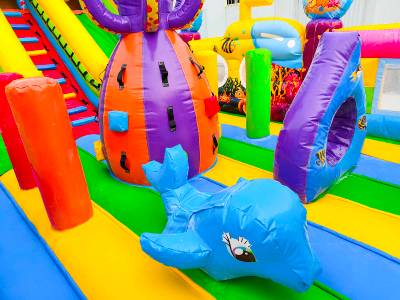 Коммерческий надувной батут «В гостях у моря 4», 10*5*5 м