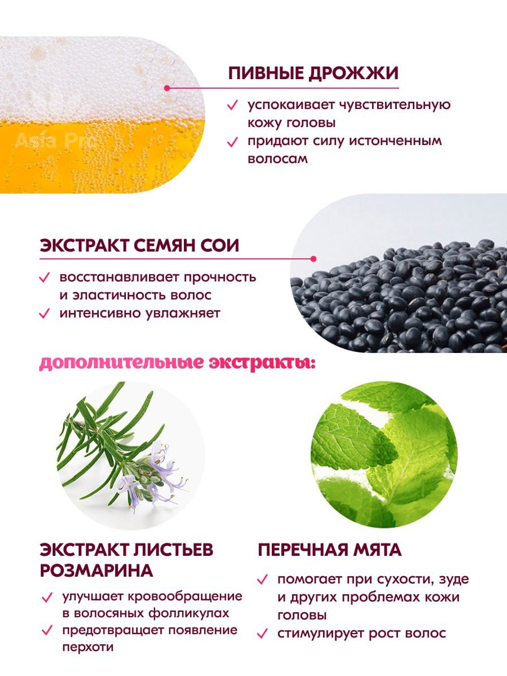 Уходовый шампунь-парфюм для всей семьи, 1500мл