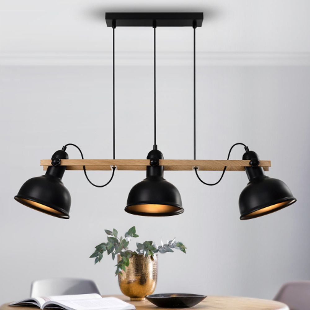 Светильник подвесной (подвес) Rivoli Nathalie 4021-213 3 х Е27 40 Вт лофт - кантри