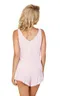 Amelia 1/2 top pyjamas Light Pink