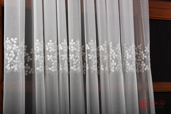 Тюль сетка Petite (тёплый белый)