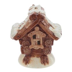 GAEM Фигурка декоративная "Избушка" с подсветкой (3xAAA), L15 W11 H17 см