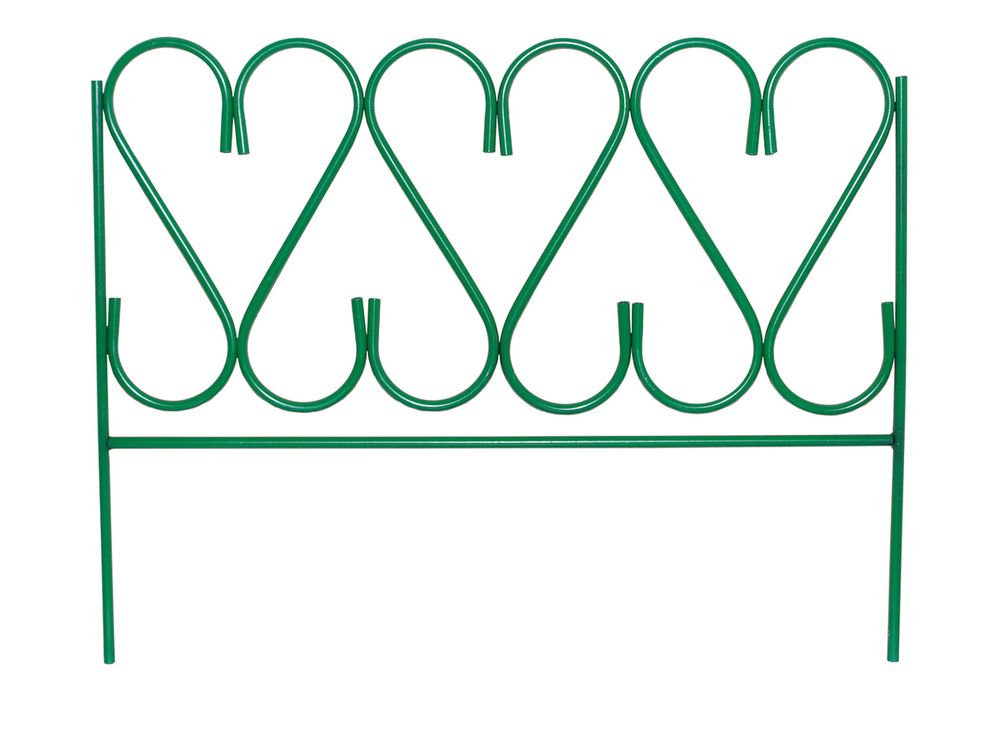 Забор декоративный ЛДН Изящный, 68 x 54 см, 5 секций