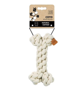 Игрушка для собак Косточка белая 19см (хлопок) Mpets 10648701