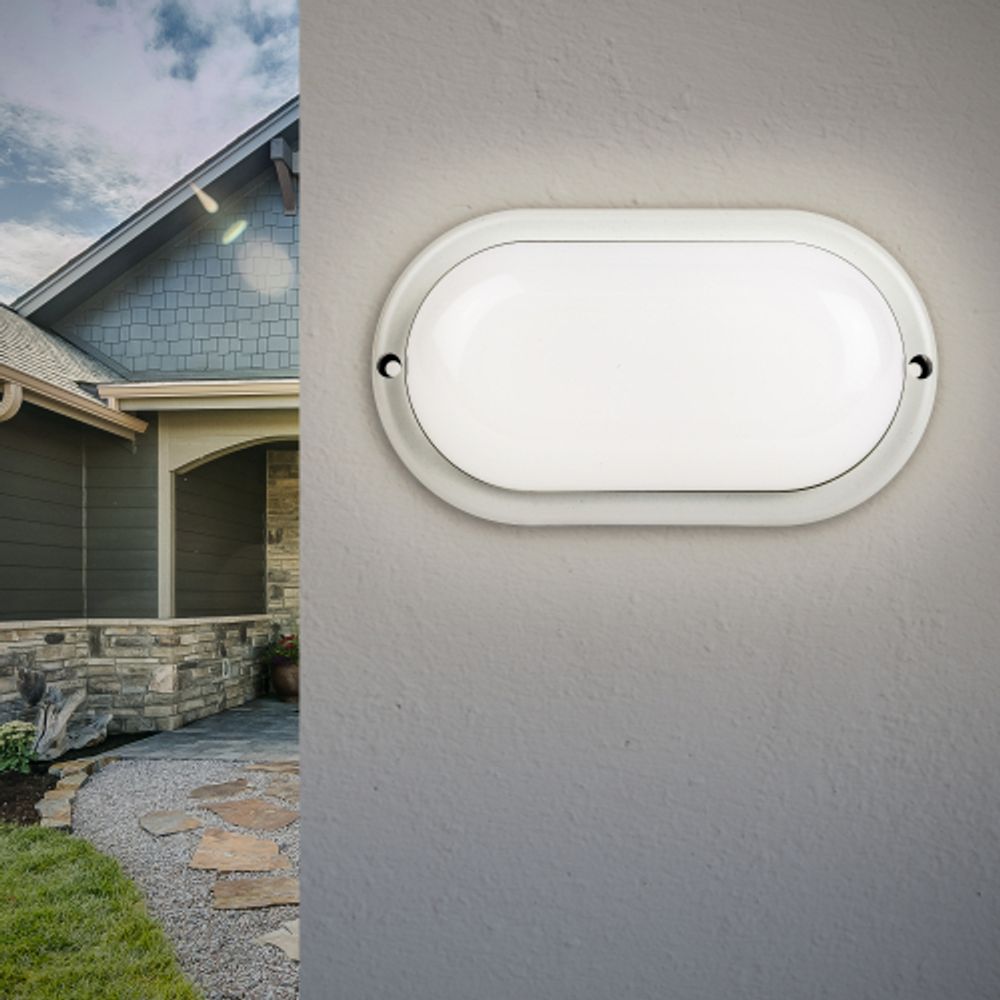 Светильник ЖКХ светодиодный ЭРА SPB-202-0-40K-012 IP65 12Вт 1140Лм 4000К 200x98 ОВАЛ