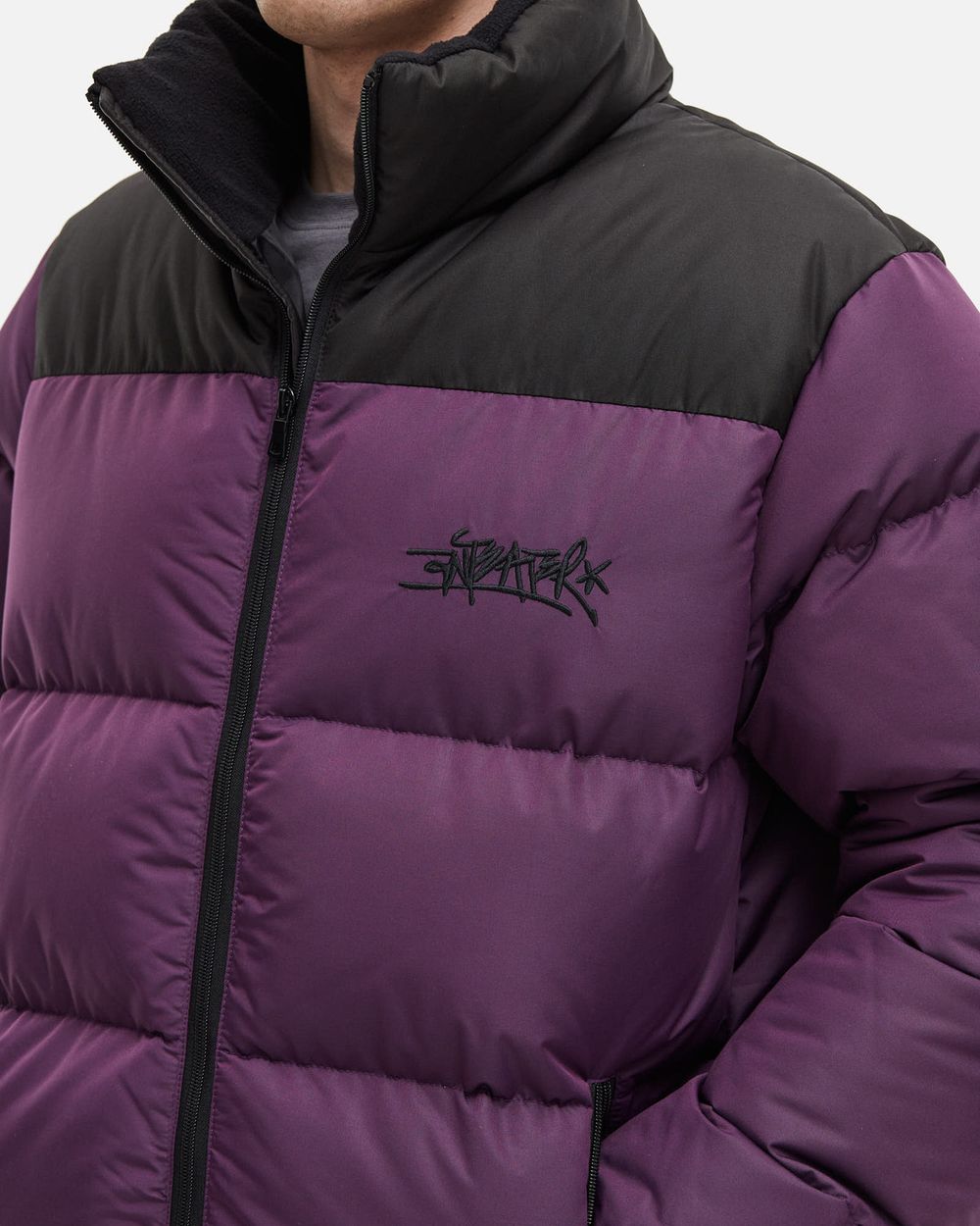 Пуховик Anteater AW25 Downjacket Combo фиолетовый