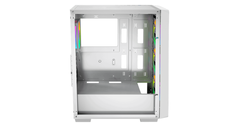Корпус Ocypus Gamma C60 WH ARGB ATX/mATX/ITX 3xUSB Белый Gamma-C60-WHG400XX-GL