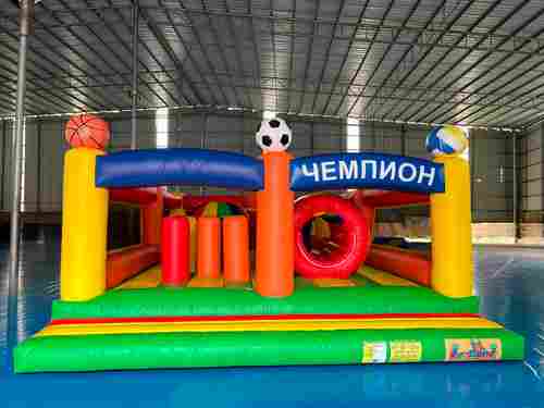 Коммерческий надувной батут «Чемпион», без крыши, 8*5*2,2 м